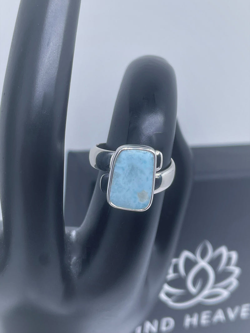 Blue Larimar .925 Silver Ring