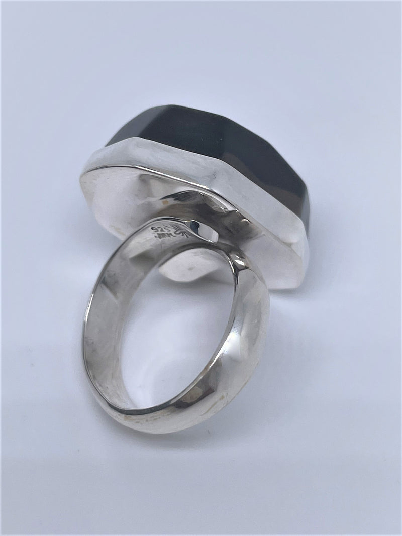 Candy Smoky quartz Silver Ring