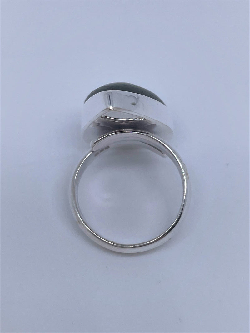 Drop Labradorite Sterling Silver Ring